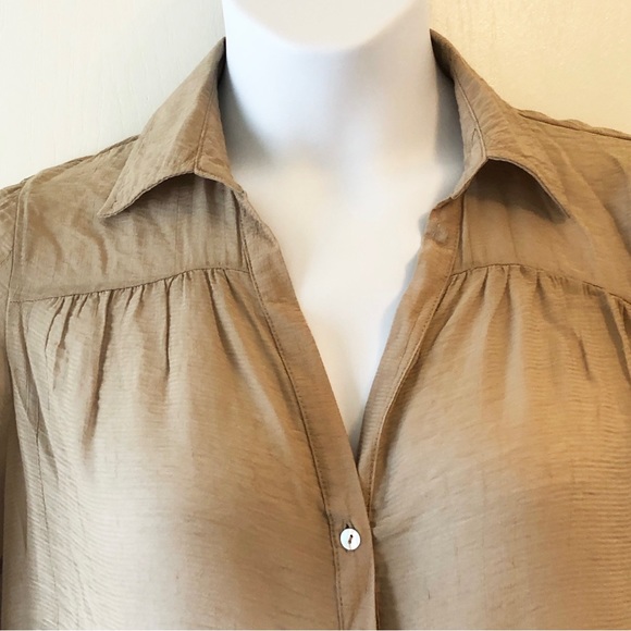 Zara top oversized for a XS Dark Biege - Picture 3 of 10